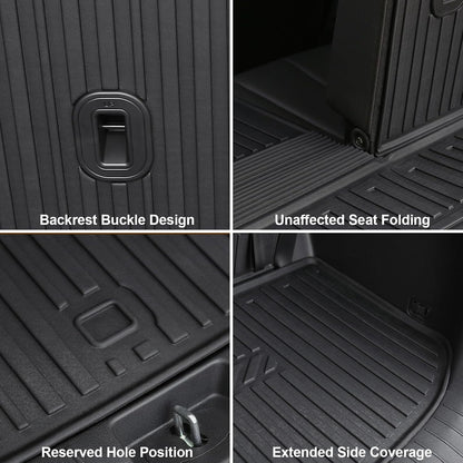 Floor Mats for Hyundai Elantra Gas 2021-2026, All Weather Floor Mats Trunk Cargo Liner and Door Sill Guards Accessories, Full Coverage Set (Not fit Hybrid Models)