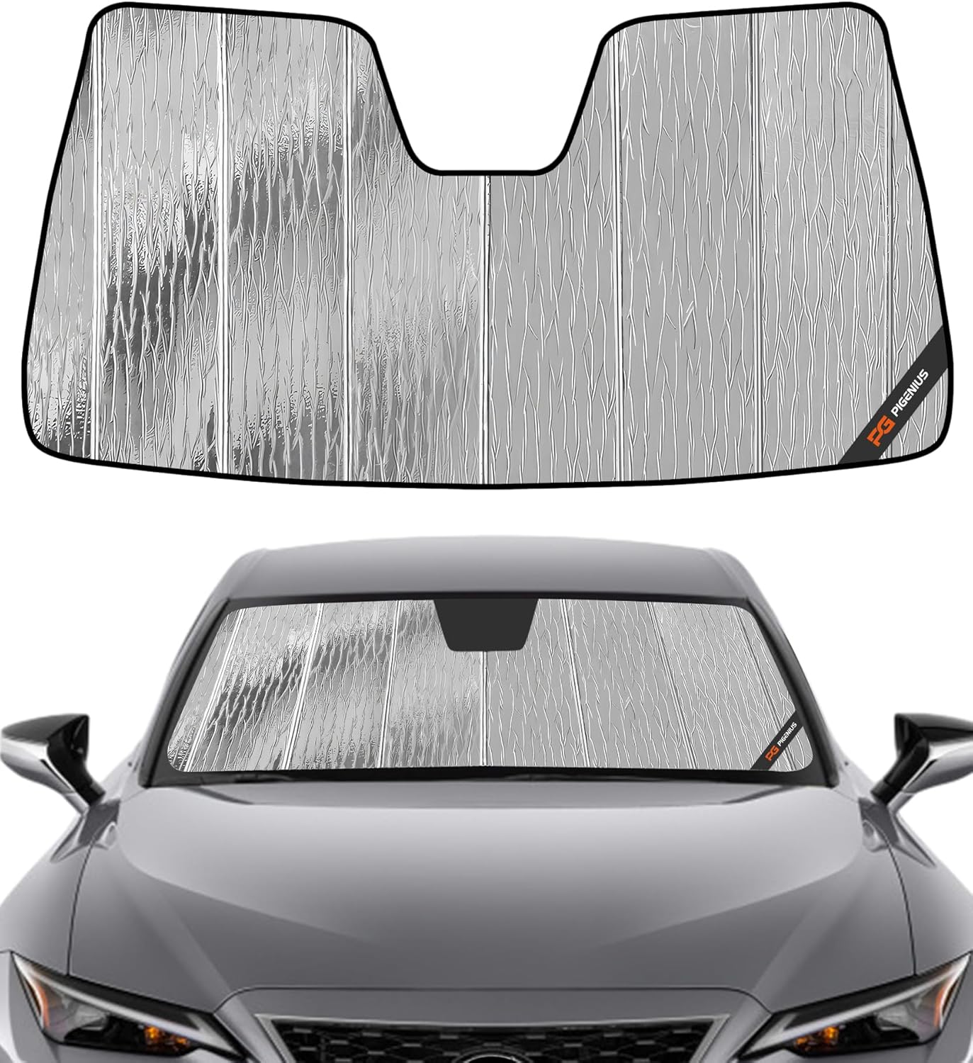 Pigenius Windshield Sun Shade for Lexus RX350/RX450h 2010-2015 Front Window Sunshade - AstraGuard