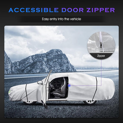 Car Cover Custom Fit for Honda CRV 1997-2025,Toyota RAV4 1996-2025, 6 Layers Truck Cover Waterproof All Weather for Automobiles,Outdoor Full Exterior Cover,Rain, Sun, Wind Protection,Black