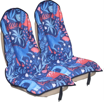 Car Seat Cover Protector Front Seats,for Gym Workout,Running,Swimming,Beach and Hiking,Waterproof Sweat Towel Bucket Seat Covers for Cars SUV Trucks (Black, 1Pcs)