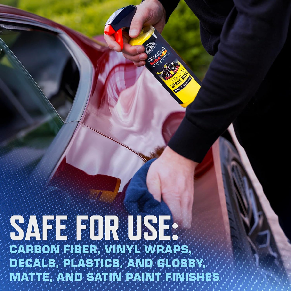 Armor All Podium Series High Shine Hybrid Ceramic Car Spray Wax, Safe on All Car Paint Finishes, Developed With Oracle Red Bull Racing, 16 fl oz