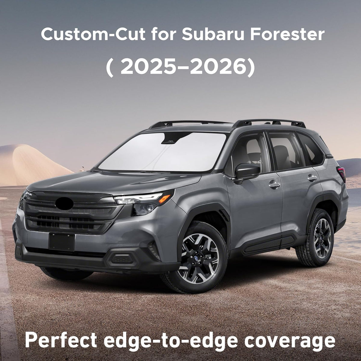 EcoNour Car Windshield Sun Shade | 2025 Upgraded Innovative No-Light-Pass Technology for Maximum Coverage | Foldable Sun Shade Keeps Your Vehicle Cool | Must-Have Car Accessories | Small (59" x 29") - Colors E