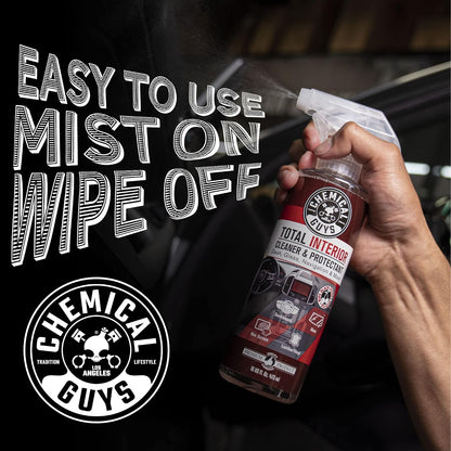 Chemical Guys Total Interior Cleaner Variety Kit With Storage Bag New Car And Black Cherry Scents Microfiber Towels Giftable Car Care Set