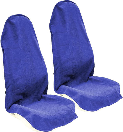 Car Seat Cover Protector Front Seats,for Gym Workout,Running,Swimming,Beach and Hiking,Waterproof Sweat Towel Bucket Seat Covers for Cars SUV Trucks (Black, 1Pcs)