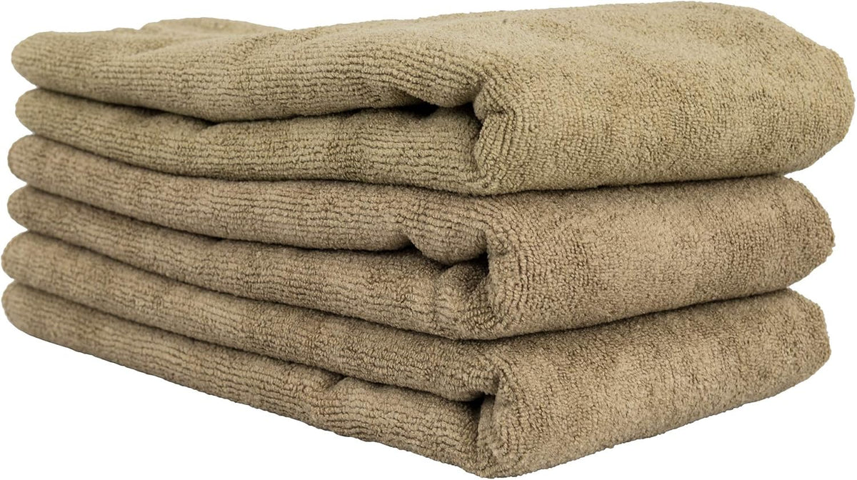 Chemical Guys Workhorse Professional Grade Microfiber Towels for Cars - Black 16x16 Inch Microfiber Cleaning Cloths for Home & Pet Drying, Soft & Scratch-Free, Washing, Drying & Cleaning, 3 Pack