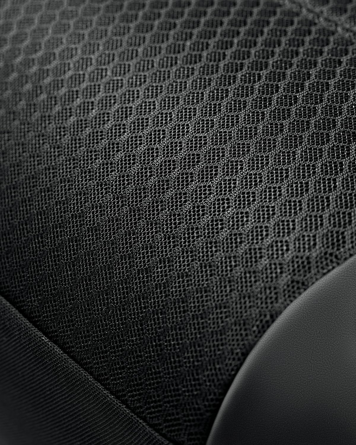 Skechers Memory Foam Seat Covers, Air Cool Mesh Thick Car Seat Covers, Car Seat Covers Front Seats Airbag Compatible, Universal Automotive Comfort for Most Cars, Vans, Trucks, SUV,Black