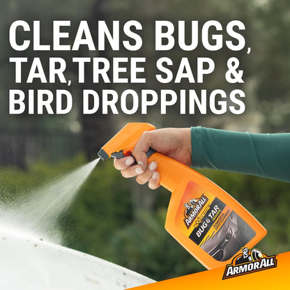 Armor All Extreme Bug and Tar Remover, 16 fl oz Spray Bottle, Spray Cleaner and Car Bug Remover