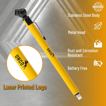 UNCO Pencil Tire Gauge, 2 Pack, 10-75 PSI, Car Tire Air Gauge