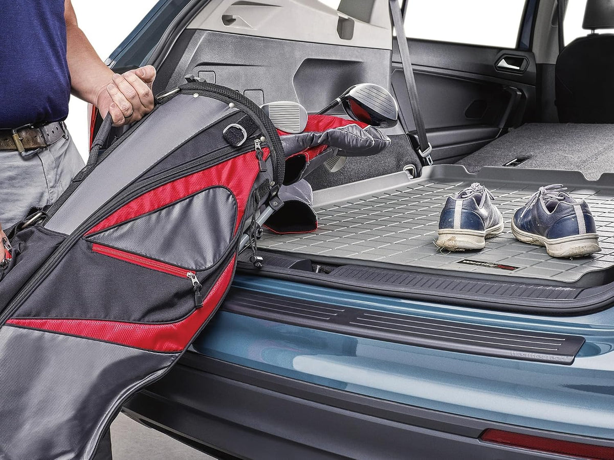 WeatherTech Custom BumperTopper for VW Tiguan, Rear Bumper Protector (BP0003), Black