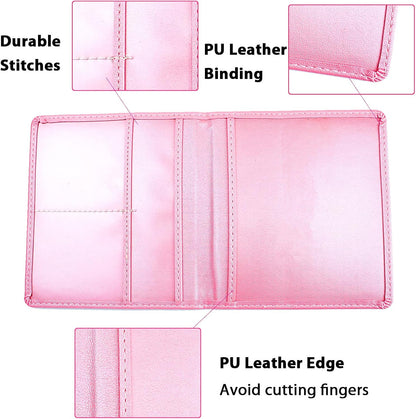 Car Registration and Insurance Card Holder - Leather Vehicle Glove Box Automobile Documents Paperwork Wallet Case Organizer for ID, Driver's License, Key, Cards - Car Accessories for Women&Men