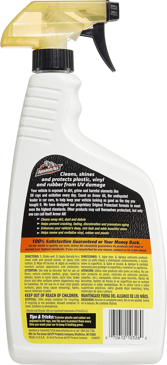 Armor All Car Protectant Refill by Armor All, Car Interior Cleaner with UV Protection, 1 Gal Each, White, 128 Fl Oz (Pack of 1)