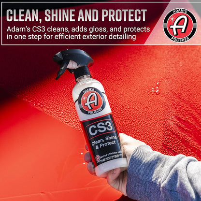 Adam's Essential Car Wash Kit (6-Item) - USA Made Auto Detailing Car Care Cleaning Kit for Car & Truck Lovers, Dads, Moms and DIYers - Our Products