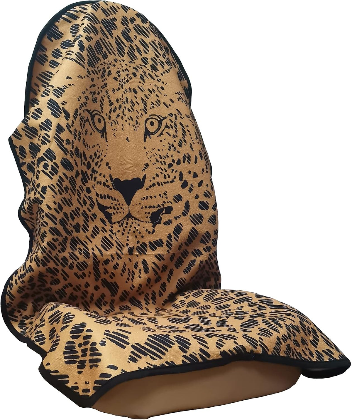 Car Seat Cover Protector Front Seats,for Gym Workout,Running,Swimming,Beach and Hiking,Waterproof Sweat Towel Bucket Seat Covers for Cars SUV Trucks (Black, 1Pcs)