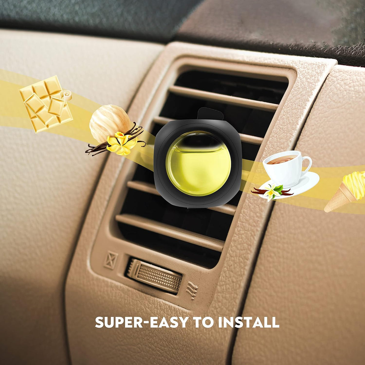 DRIVEJOY Car Air Freshener Vent Clips, 8 PK, 6 Ocean, 2 New Car Scent, Long Lasting Air Fresheners for Men & Women, Up to 240 Days, Odor Eliminator