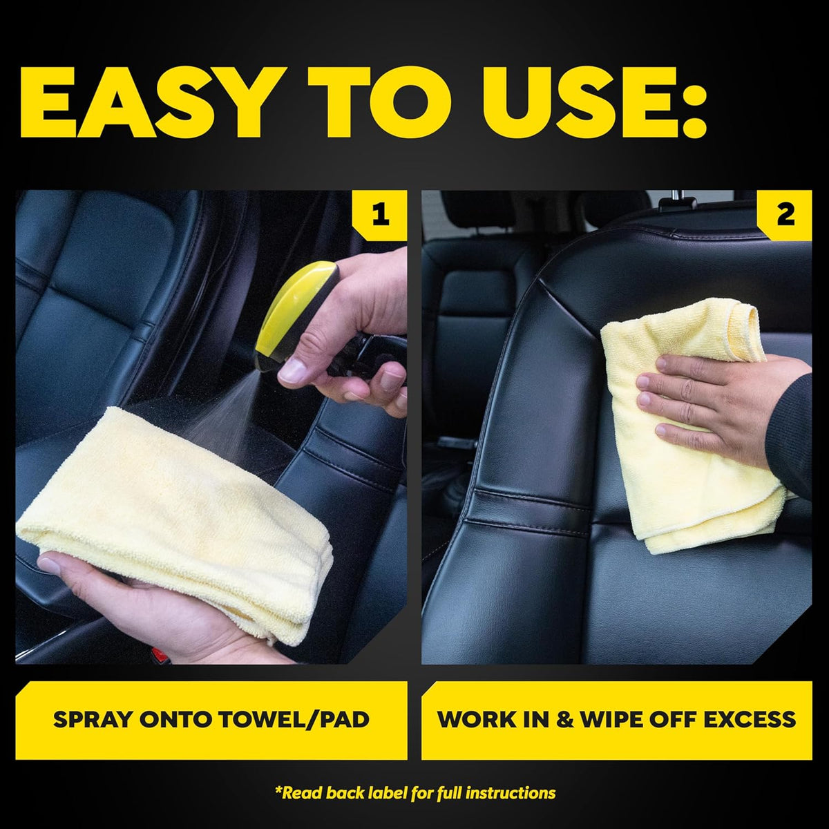 Meguiar's Gold Class Leather Conditioner Spray - Premium Car Leather Conditioner - Protect Your Car's Seats from Cracking, Fading and Drying Out - Keep It Looking and Feeling New, 16 Oz