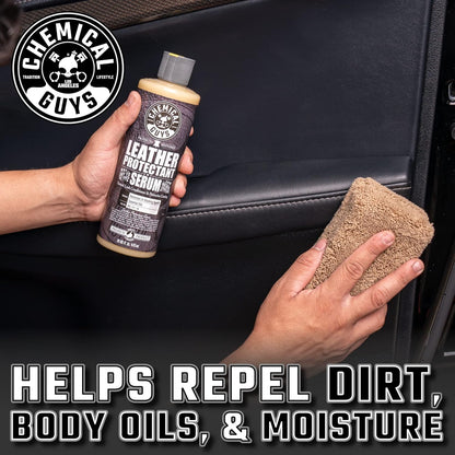 Chemical Guys Leather Conditioner, Vintage Series - Conditions, Nourishes, and Protects Natural, Synthetic, and Faux Leather Seats, Interiors, Apparel & Accessories, 16 fl oz
