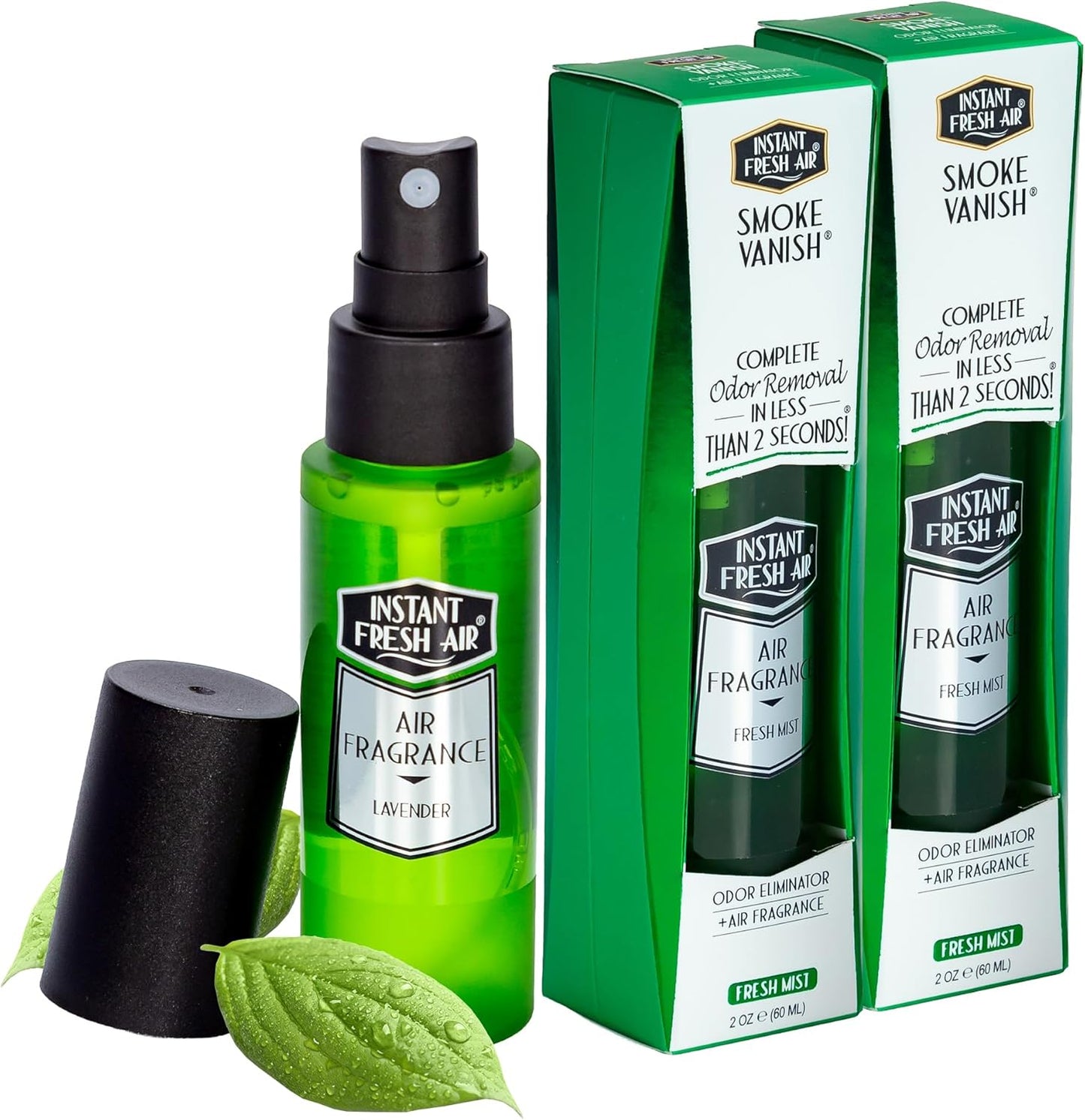 Smoke Vanish - Smoke Odor Eliminator & Weed Smell Eliminator Spray - Removes Smokey Odor Instantly - Eco-Friendly - For Home, Car, Clothes & Travel - Fresh Mist Scent - 4 oz.
