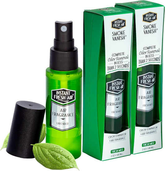 Smoke Vanish - Smoke Odor Eliminator & Weed Smell Eliminator Spray - Removes Smokey Odor Instantly - Eco-Friendly - For Home, Car, Clothes & Travel - Fresh Mist Scent - 4 oz.