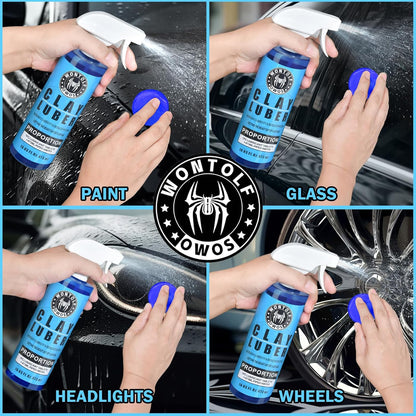 Wontolf 10 Pack Clay Bars Auto Detailing Premium Grade Magic Clay Bar Kit Car Detailing Kit with Washing and Adsorption Capacity for Car Detailing Car Wash Clean