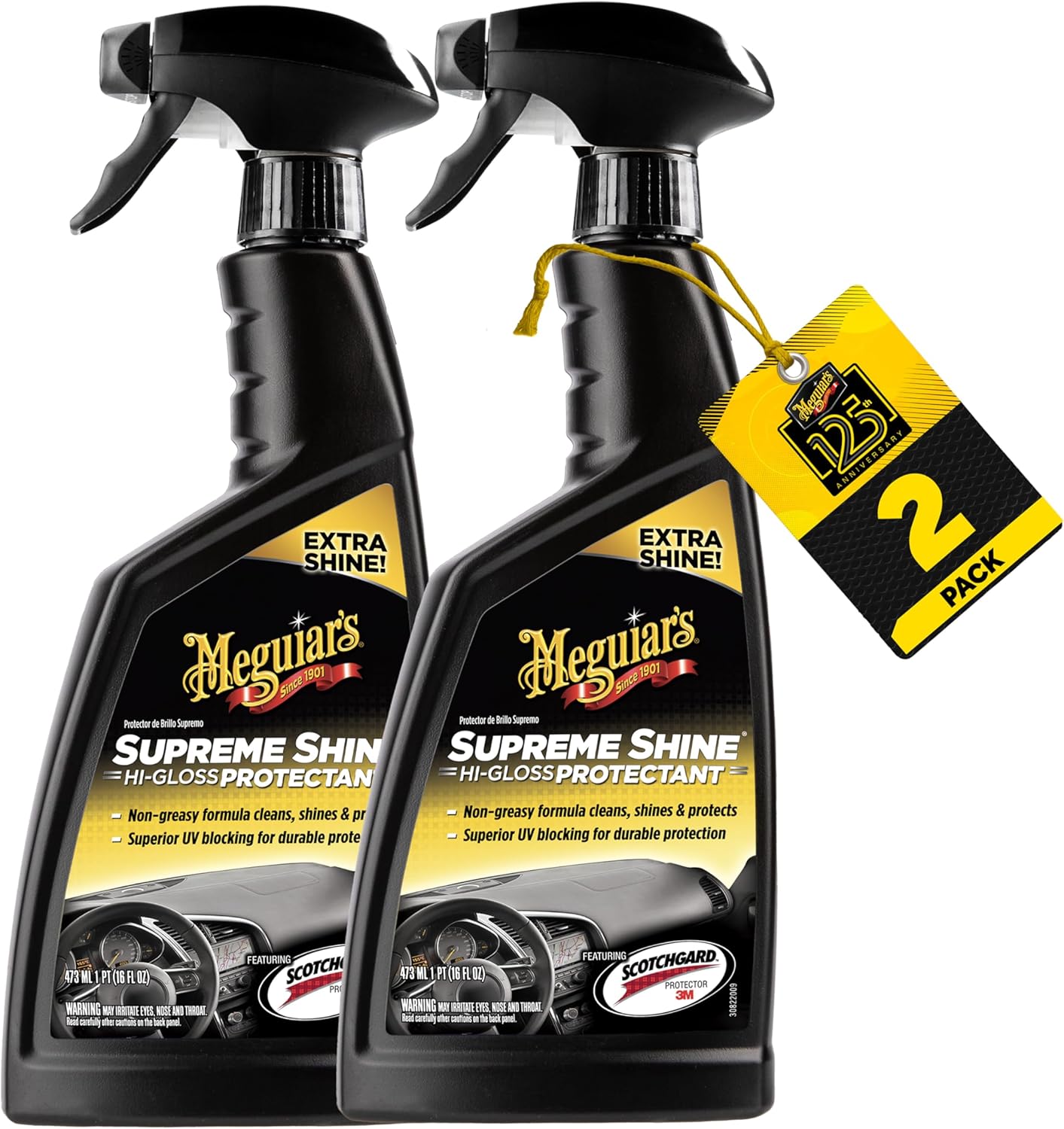 Meguiar's G4016 Supreme Shine Protectant - 16 oz. (Pack of 2)