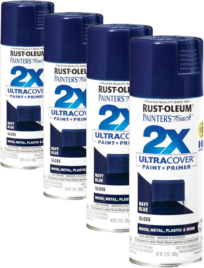 Rust-Oleum 334029 Painter's Touch 2X Ultra Cover Spray Paint, 12 oz, Gloss Clear - Colors A