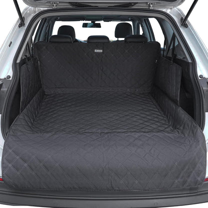 ALLANSING SUV Cargo Liner for Dogs - Heavy-Duty 900D Oxford Waterproof Pet Cargo Protector with 3-Sided Zippered All-Round Protection & TPU Suction Cups, Fits Compact SUVs