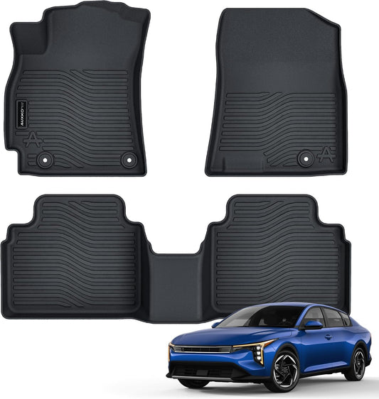 Auxko All Weather Floor Mats Fit for Kia Sportage Hybrid 2023 2024 2025 2026 TPE Rubber Liners Accessories All Season Guard Odorless Floor Mats