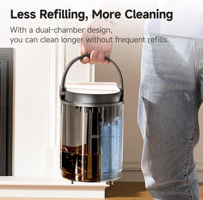 Uwant Portable Carpet Cleaner with Steam& Hot Water 18Kpa Upholstery Cleaner Machine for Pets with Cleaning Tools& Solution Carpet Steam Cleaner for set of 1 Cars,Couch,Furniture