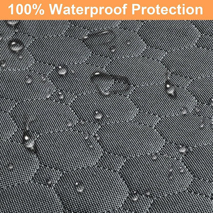 Mancro Dog Car Seat Cover for Back Seat, 2026 Upgraded 600D Heavy Duty Waterproof & Scratch-Resistant Dog Hammock for Car, Back Seat Pet Cover for Dogs with Sedan, Trucks and SUVs, Standard, Black