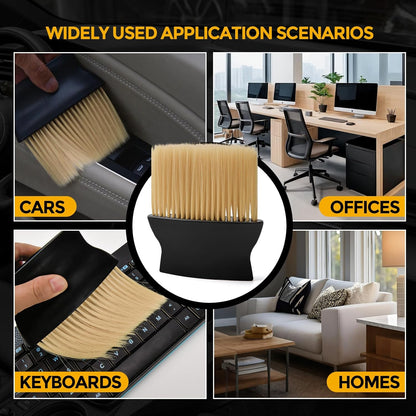 4PCS Car Detailing Brush Kit - Ultra Soft Boars Hair Car Interior Detailing Brushes, Includes 4 Different Brushes, Multi-use for Cleaning Interior or Exterior - Perfect Car Accessory Gift