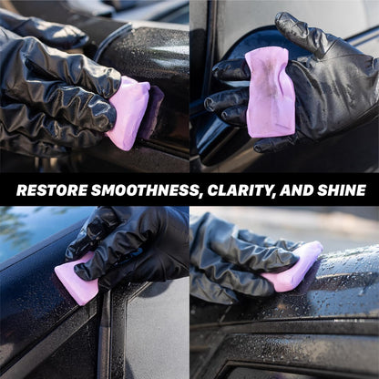 Maxshine Universal 3-Pack Magic Clay Bar – Heavy Grade 50g Car Detailing Clay for Paint, Glass, Plastic & Metal Surfaces – Removes Surface Contaminants, Overspray, Brake Dust & Road Grime