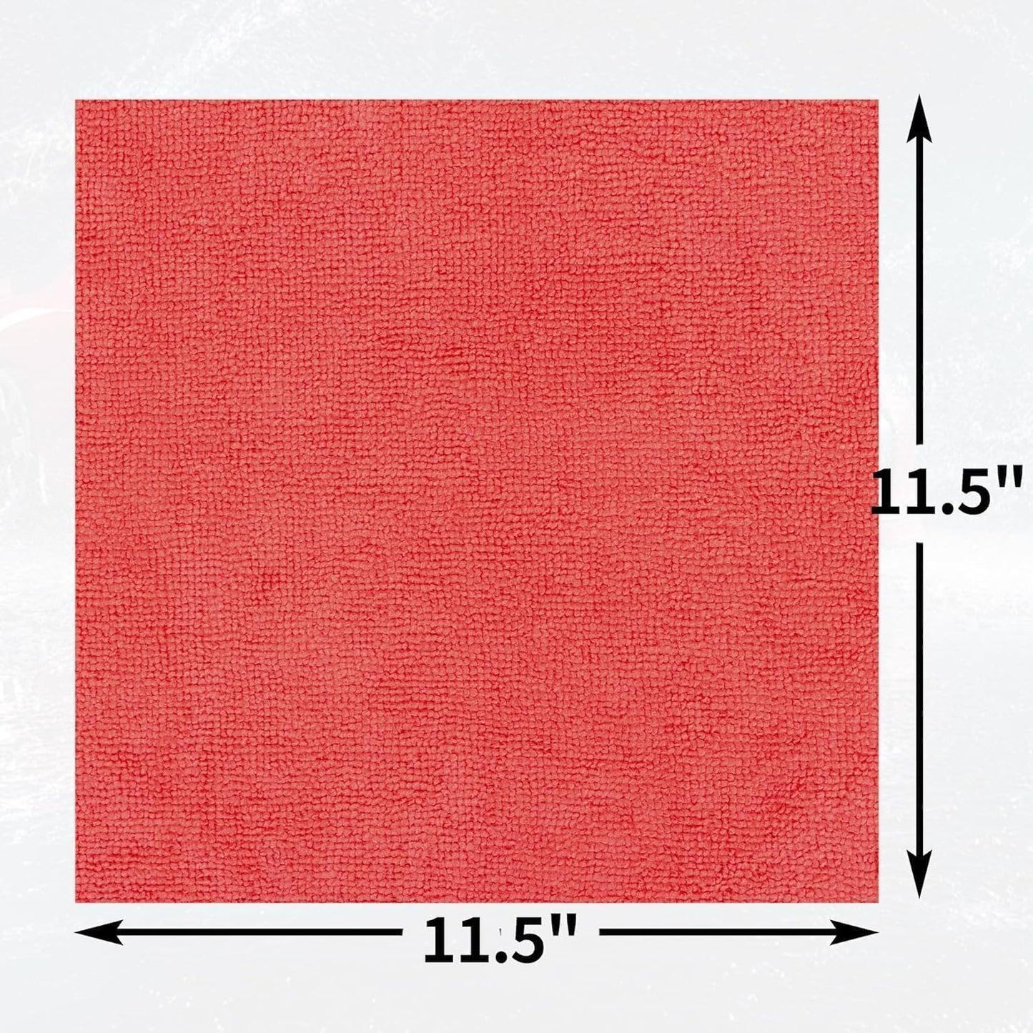 Microfiber Cleaning Cloth, 100 Pack Cleaning Rags Microfiber Towel Bulk Absorbent Lint-Free Wash Cloths, All-Purpose Shop Towels for Cars, Automotive, Garage, Home & Kitchen 11.5"*11.5"