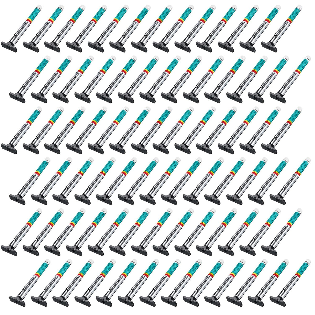 Xuhal 20 Packs Tyre Tread Depth Gauge Color Coded Tire Depth Gauge Tool Tire Tread Accurate Measurement Tools