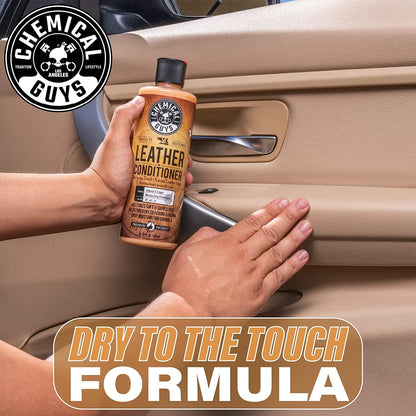 Chemical Guys Leather Conditioner, Vintage Series - Conditions, Nourishes, and Protects Natural, Synthetic, and Faux Leather Seats, Interiors, Apparel & Accessories, 16 fl oz