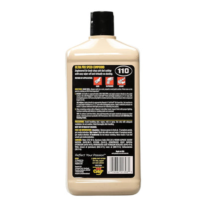 Meguiar's Professional Ultra Pro Speed Compound M11032 - Heavy Duty Compound - Pro Scratch Remover, Oxidation Remover, Heavy Swirl Mark Remover and Car Polish - Ideal for DA Polisher Use, 32 Oz