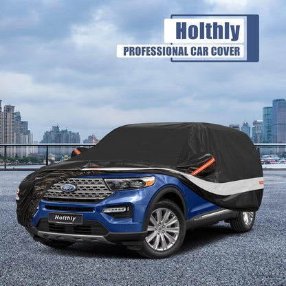 10 Layers Car Cover Custom Fit for Mercedes Benz C Class C250 C300 C43 C63 (1993-2026), Waterproof All Weather for Automobiles, Outdoor Full Cover Sun Dust Rain Protection with Cotton. Black - Colors B