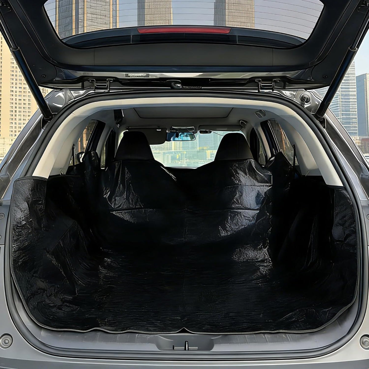 Cargo Mat Liner - Universal Waterproof Car Rear Trunk Protector Durable Heavy Duty SUV Mat, 80" W x 70" D