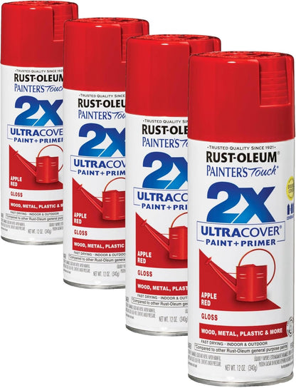 Rust-Oleum 334029 Painter's Touch 2X Ultra Cover Spray Paint, 12 oz, Gloss Clear - Colors A