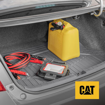 CAT Heavy Duty SUV Black Cargo Liner & Car Trunk Mat - Universal Trimmable All Weather Cargo Mats for Back of SUV - SUV Trunk Mat & Carpet Cover Trunk Liner - Cargo Cover Trunk Cover 53" x 36.25"