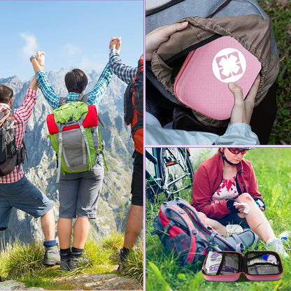 Car First Aid Kits 275Pcs Survival Gear Home Travel Size Small Emergency Kit Tactical Hiking EVA Camping Essentials Backpack Sports Office Boat Urgent Accident