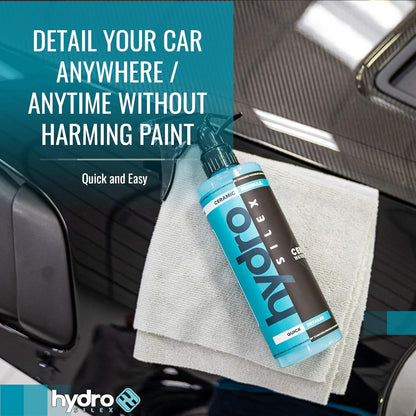 Ceramic Waterless Wash (16oz) Waterless Car Wash Spray For Car Detailing No Hose or Soap Needed Ultra Slick Lubricating Formula No Rinse, Spray Ceramic Coating.