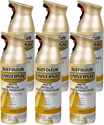 Rust-Oleum 302151 Universal All Surface Clear Topcoat Spray, 11 oz, Dead Flat Clear - Colors B