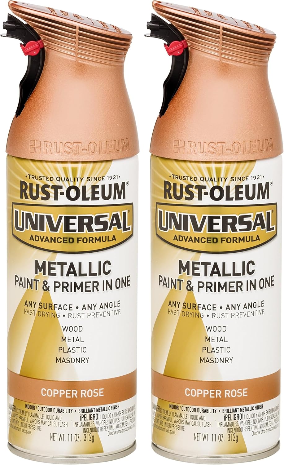Rust-Oleum 302151 Universal All Surface Clear Topcoat Spray, 11 oz, Dead Flat Clear - Colors B