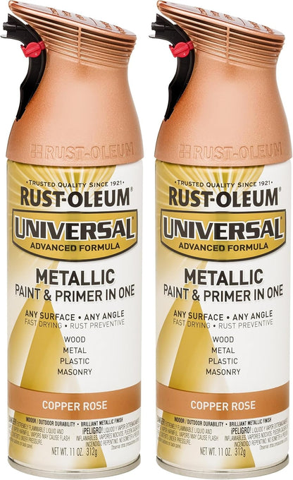 Rust-Oleum 302151 Universal All Surface Clear Topcoat Spray, 11 oz, Dead Flat Clear - Colors B