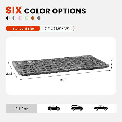 HiPetpy Backseat Dog Bed Mat for Car, Non-Slip Dog Bed for Car Back Seat, Soft & Cozy Dogs Blanket, Washable Travel Pet Mat Seat Protector for Cars, SUVs, Trucks