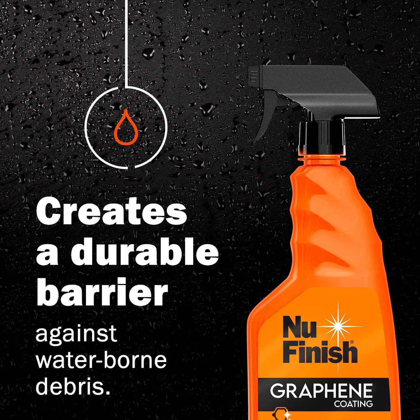 5-in-1 Complete Detailer Spray with Towel by Nu Finish, Preserves and Protects Car Detailing, Includes 1 Microfiber Towel, 22 Oz Spray