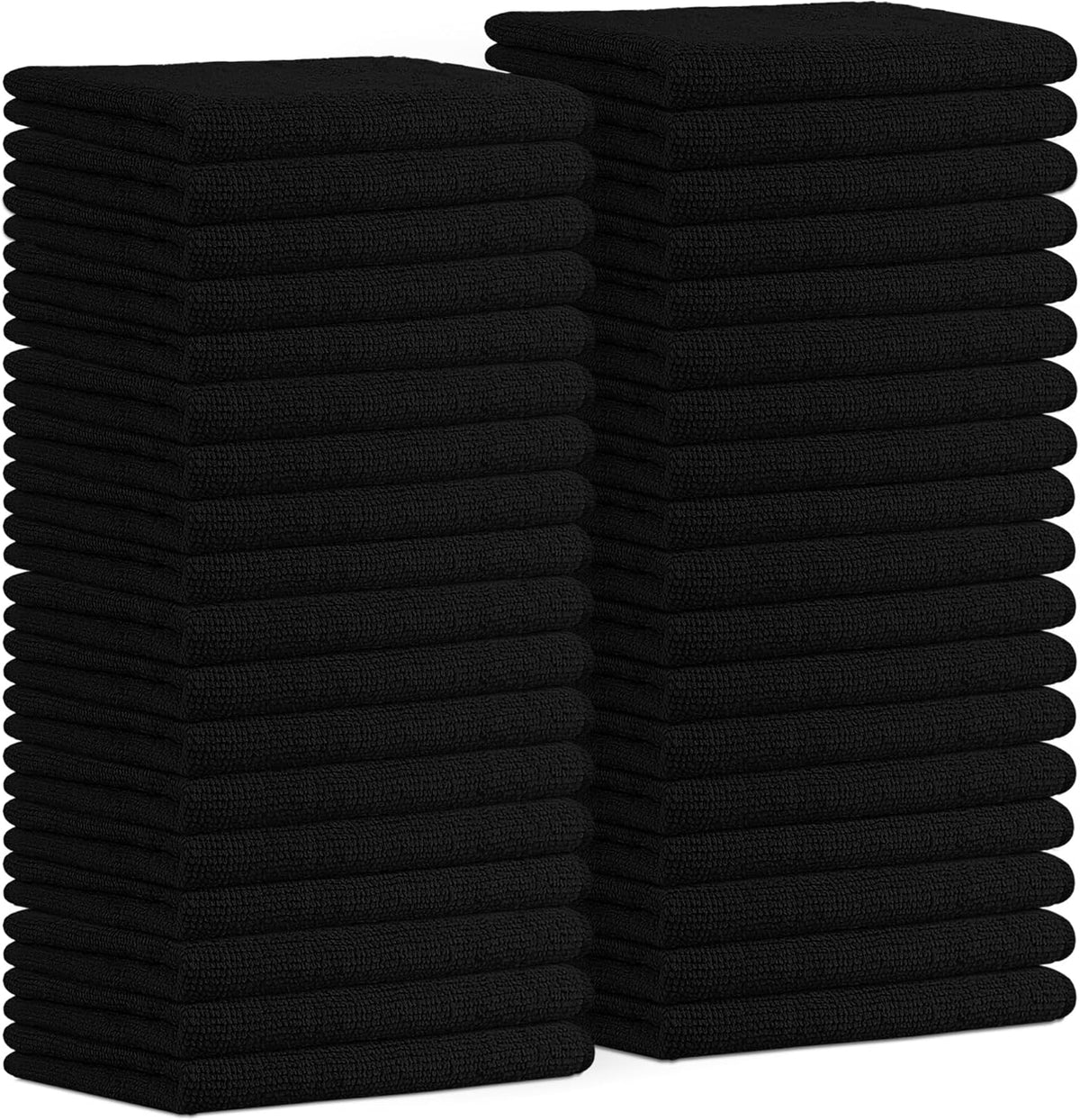 Avalon Towels Microfiber Cleaning Cloths (Value Pack of 36) - Size 16 x 16 Inches, Highly Absorbent Cleaning Rags, Lint Free, Reusable and Washable, Microfiber Towels for Cars
