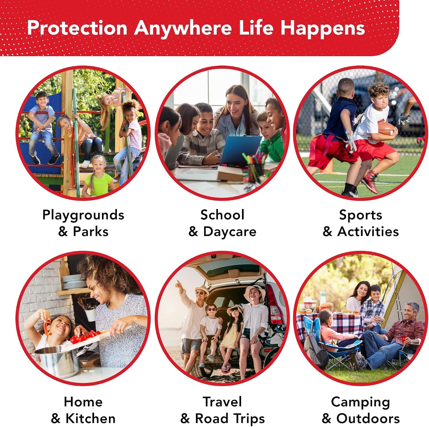 Swiss Safe 2-in-1 First Aid Kit for Car, Travel and Home, 348 Pieces, Large Hardcase with Bonus Mini Kit for Medical Emergency, Survival and Camping