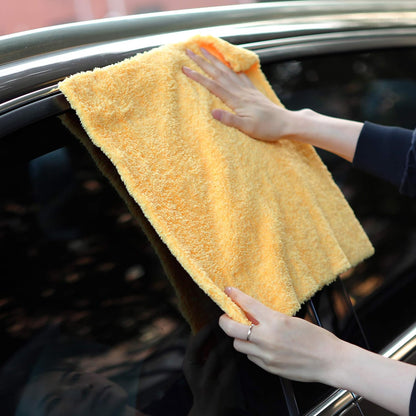 CARCAREZ Microfiber Towels for Cars, Car Drying Wash Detailing Buffing Polishing Towel with Plush Edgeless Microfiber Cloth, 450 GSM 16x16 in. Pack of 6