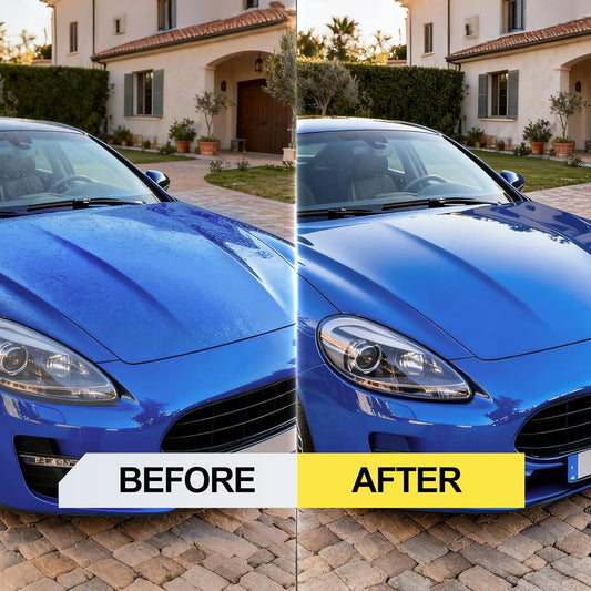 500ML Ceramic Coating for Cars: Quick Effect Coating Agent for Car Motorcycles Trucks & RVs - Extreme Hydrophobic Water Beading & Deep Gloss Shine for Long-Lasting Polish Spray Wax（2pack）